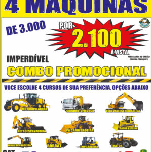 Combo Completo de 4 Cursos de Máquinas Pesadas